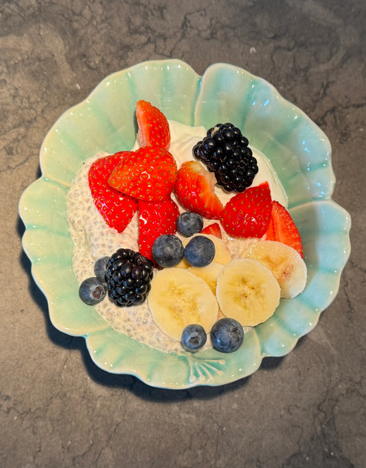 The Flower Bowl - Blue