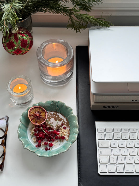 The Flower Bowl - Blue